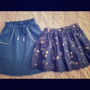 Gap girls skirts size 8, medium